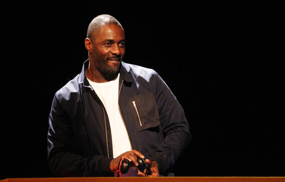 Idris Elba during the catwalk show for the Oliver Spencer Spring/Summer Menswear collection as part of London Collections: Men in London in 2013 (Lewis Whyld/PA)