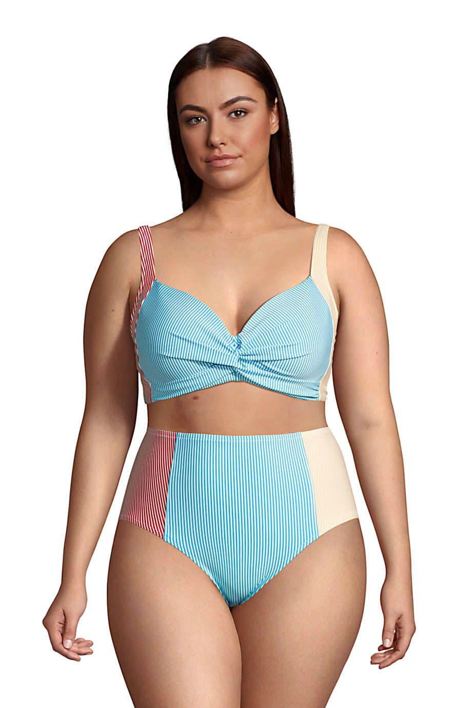 Plus-Size Twist Underwire Bikini Top