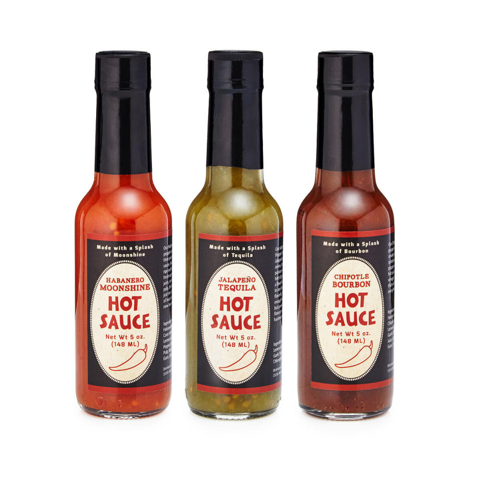 <p><a href="https://go.redirectingat.com?id=74968X1596630&url=https%3A%2F%2Fwww.uncommongoods.com%2Fproduct%2Fbooze-infused-hot-sauce-trio&sref=https%3A%2F%2Fwww.thepioneerwoman.com%2Fholidays-celebrations%2Fgifts%2Fg39763318%2Fbest-gifts-for-father-in-law%2F" rel="nofollow noopener" target="_blank" data-ylk="slk:Shop Now;elm:context_link;itc:0;sec:content-canvas" class="link ">Shop Now</a></p><p>Booze-Infused Hot Sauce Trio</p><p>uncommongoods.com</p><p>$29.00</p><span class="copyright">Uncommon Goods</span>