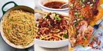 <p>Weeknight cooking doesn't have to stressful, especially when there's tons and tons of uncomplicated <a href="https://www.delish.com/uk/cooking/recipes/g33965648/dinner-inspiration/" rel="nofollow noopener" target="_blank" data-ylk="slk:dinner;elm:context_link;itc:0;sec:content-canvas" class="link ">dinner</a> recipes out there for you to try. We're talking about <a href="https://www.delish.com/uk/cooking/recipes/a35426947/baked-feta-pasta-tiktok/" rel="nofollow noopener" target="_blank" data-ylk="slk:Baked Feta Pasta;elm:context_link;itc:0;sec:content-canvas" class="link ">Baked Feta Pasta</a>, <a href="https://www.delish.com/uk/cooking/recipes/a35137422/crack-noodles-recipe/" rel="nofollow noopener" target="_blank" data-ylk="slk:Spicy Chilli Garlic Noodles;elm:context_link;itc:0;sec:content-canvas" class="link ">Spicy Chilli Garlic Noodles</a>, <a href="https://www.delish.com/uk/cooking/recipes/a37542833/vegetarian-stuffed-peppers-recipe/" rel="nofollow noopener" target="_blank" data-ylk="slk:Chickpea Stuffed Peppers;elm:context_link;itc:0;sec:content-canvas" class="link ">Chickpea Stuffed Peppers</a> and more! From one-pot wonders to fuss-free pasta dishes, we've rounded up 40 super-simple quick dinner ideas for you to give a go. </p><p>Looking for more easy recipes? We've got <a href="https://www.delish.com/uk/cooking/recipes/g32768299/easy-dinner-recipes/" rel="nofollow noopener" target="_blank" data-ylk="slk:50+ easy dinner recipes;elm:context_link;itc:0;sec:content-canvas" class="link ">50+ easy dinner recipes</a> as well as <a href="https://www.delish.com/uk/cooking/recipes/g32797778/cheap-dinner-recipes/" rel="nofollow noopener" target="_blank" data-ylk="slk:40+ gloriously cheap dinner recipes;elm:context_link;itc:0;sec:content-canvas" class="link ">40+ gloriously cheap dinner recipes</a>. </p>