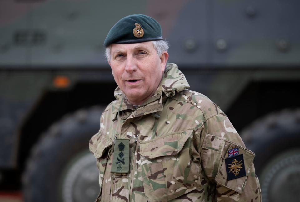 <p>Great pride: General Sir Nick Carter</p> (PA)