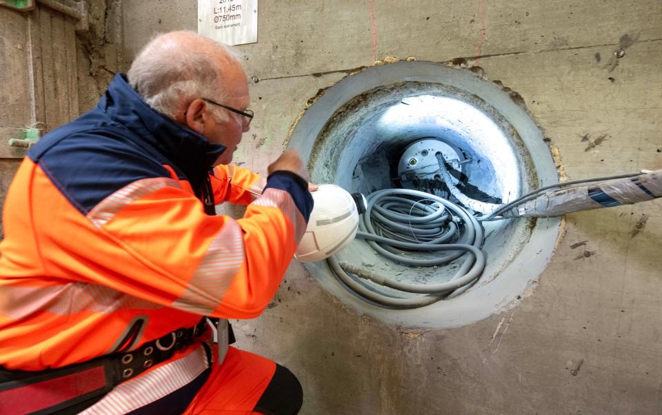 Jacques Delay, a scientist, at the Cigeo site, the first ever experimental disposal site for medium-level nuclear waste