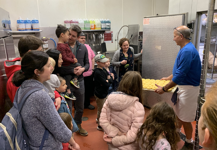 The 2024 COSI Science Festival offers more than 100 community events, such as learning the science behind bagel-making at Fox's Bagel & Deli in Bexley on Wednesday evening. The festival culminates in the Big Science Celebration on Saturday at COSI.