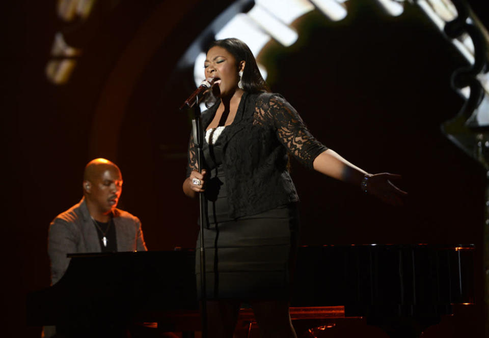 Candice Glover performs "You've Changed" on the Wednesday, May 1 episode of "American Idol."