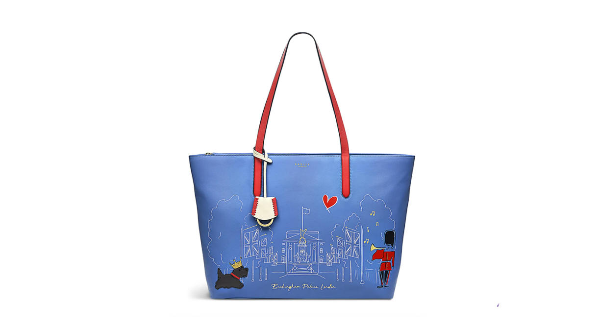 Radley The Coronation Medium Open Top Tote Bag in Blue