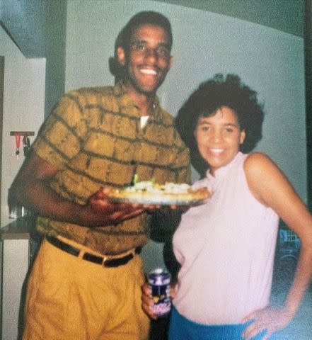 <p>Kyrie Irving/Instagram</p> Kyrie Irving's parents, Drederick and Elizabeth.