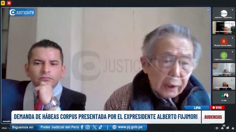 FILE PHOTO: FILE PHOTO: Former Peru President Fujimori asks for humanitarian pardon