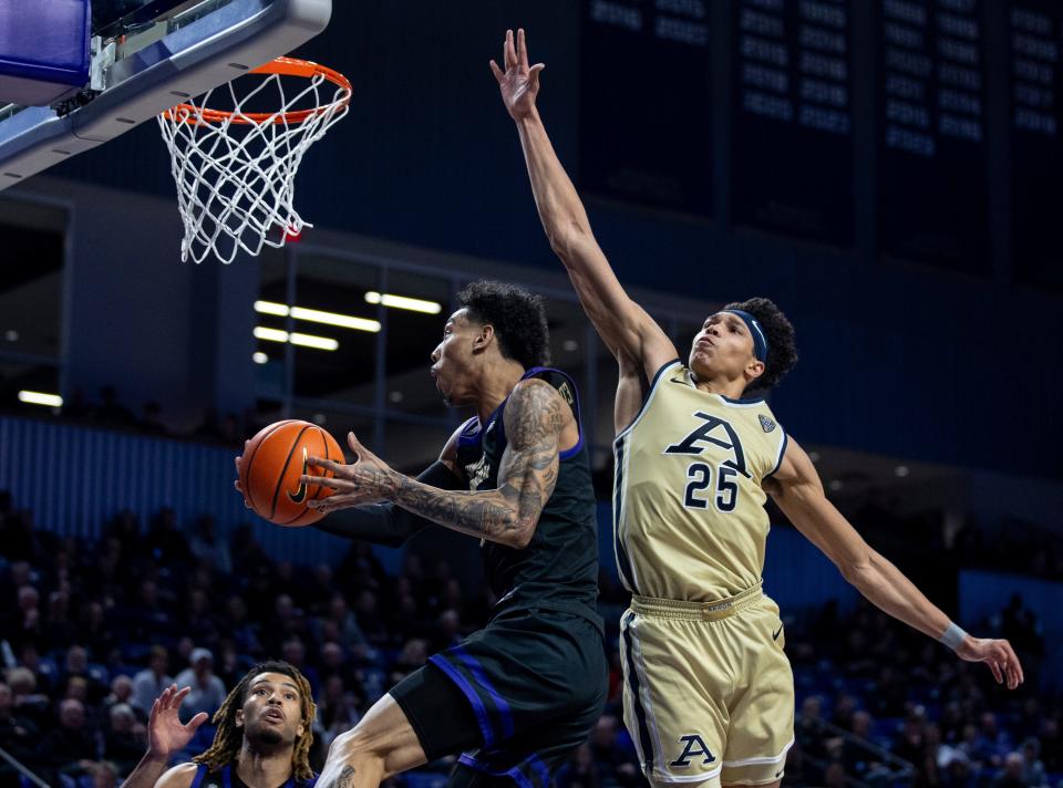 James Madison guard Terrence Edwards Jr. was the Sun Belt Conference Player of the Year in 2023-24.