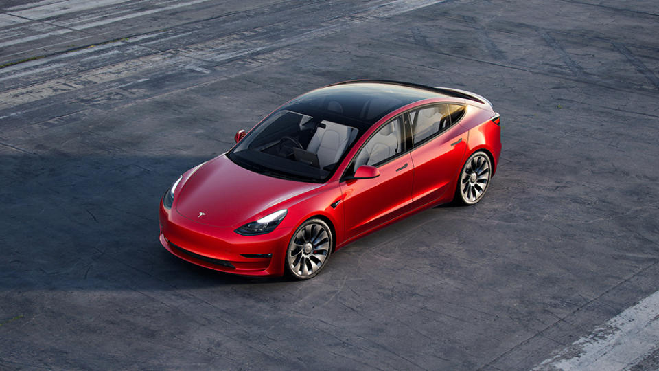 Tesla Model 3 - Credit: Tesla