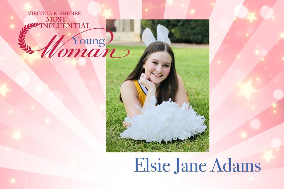 Elsie Jane Adams is a 2024 Virginia K. Shehee Most Influential Young Woman honoree.