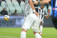 Soccer Football - Serie A - Juventus vs Atalanta - Allianz Stadium, Turin, Italy - March 14, 2018 Juventus’ Blaise Matuidi scores their second goal REUTERS/Massimo Pinca