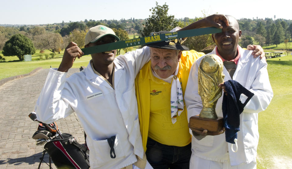 Clovis Fernandes en los días previos al inicio del Mundial de Sudáfrica 2010. (ANTONIO SCORZA/AFP via Getty Images)