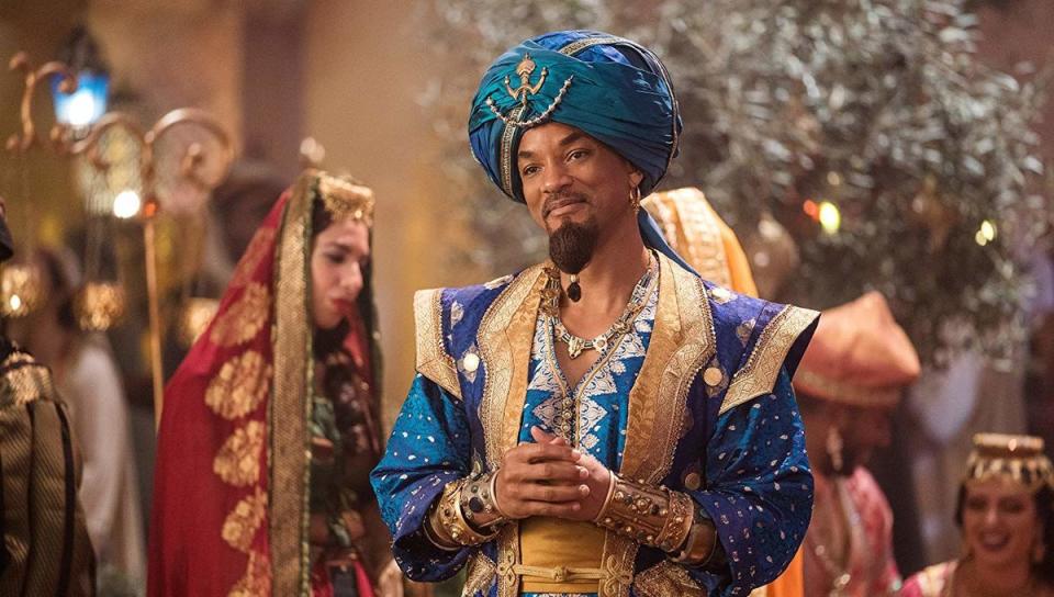 Will Smith as the Genie in Aladdin (Credit: Disney)