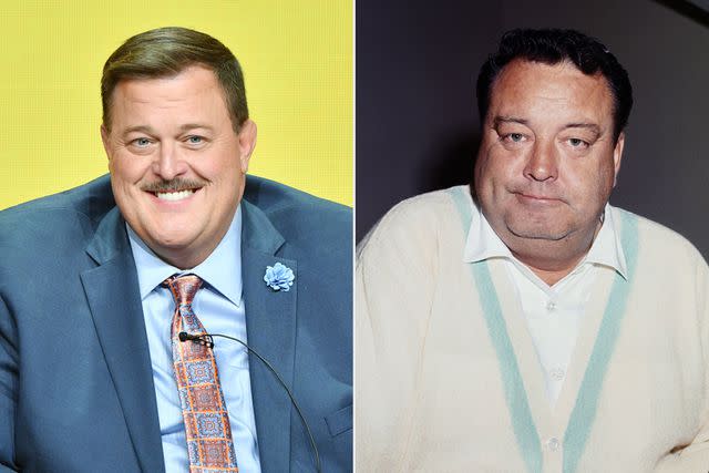 <p>Amy Sussman/Getty Images; Bettmann/Getty</p> Billy Gardell and Jackie Gleason.