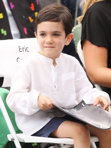 <p>Michael Tran/FilmMagic</p> Eric Cowell attends the ceremony honoring his father, Simon Cowell with a Star on The Hollywood Walk of Fame in 2018