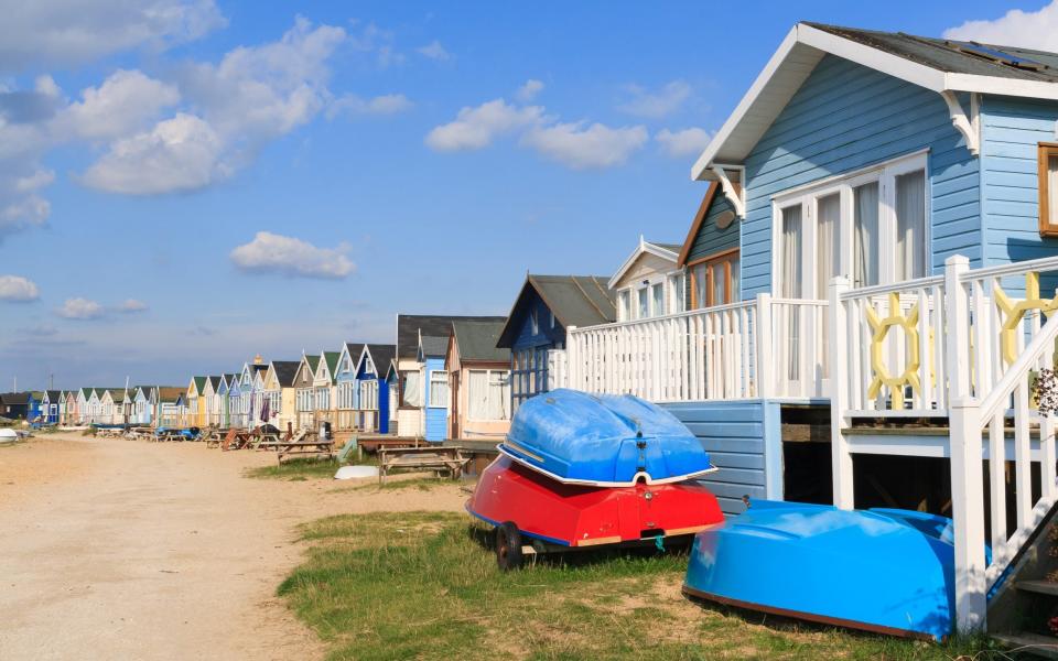 Beach huts at Mudeford Dorset - Ian Wool/iStockphoto