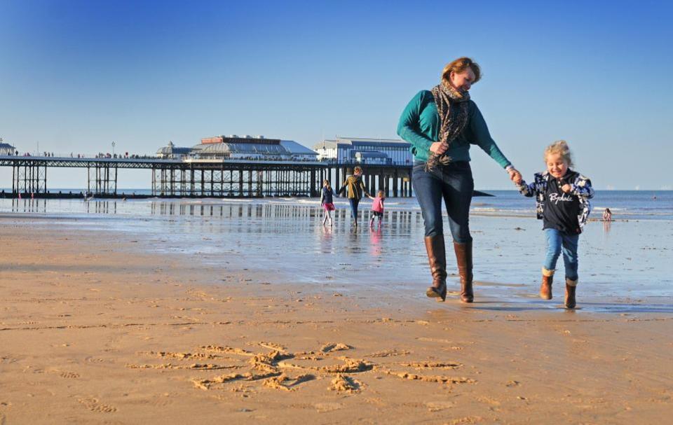 Eastern Daily Press: Cromer Beach is noted for its Victorian pier 