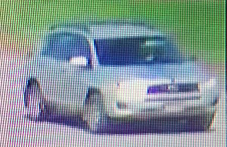 A grey 2011 Toyota Rav 4 which police say is being driven by Kam McLeod and Bryer Schmegelsky is seen in a photo issued by the RCMP