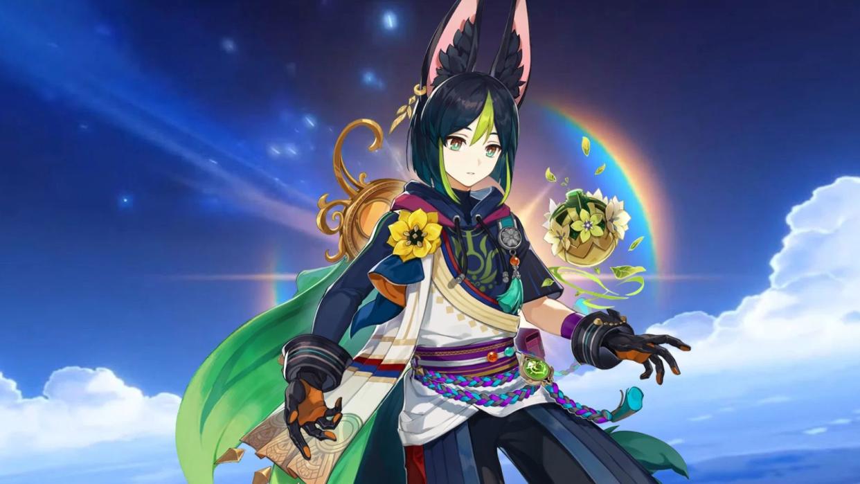 Genshin Impact's Tighnari will make his debut in the Event Banner of version 3.0 before moving to the Standard Banner in version 3.1. If you want to get Tighnari, should you wait for him to go to the Standard Banner and get him from there? We don't think so. (Photo: HoYoverse)
