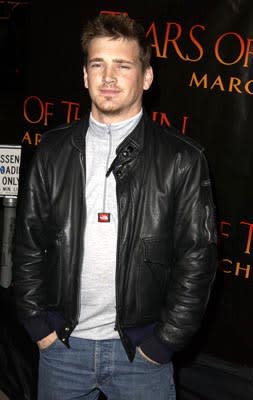 William Lee Scott at the LA premiere of Columbia's Tears of the Sun