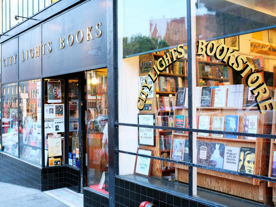 City Lights Bookstore.