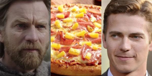 Star Wars: Hayden Christensen quiere convencer a Ewan McGregor de que la pizza con piña es deliciosa