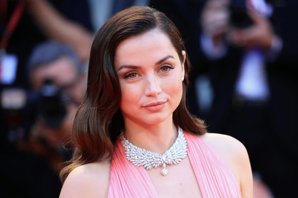 Ana de Armas attends the Blonde premiere at the 79th Venice International Film Festival, on September 8 (Andreas Rentz/Getty Images for Netflix)