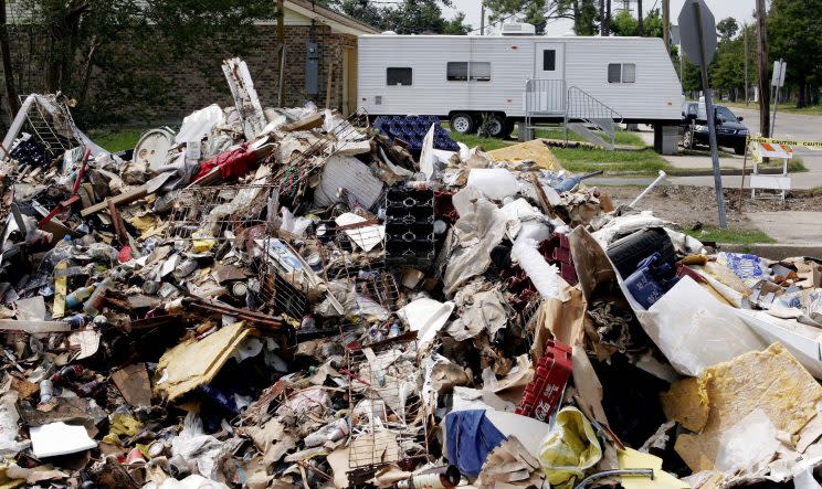 Debris from businesses and homes damaged in the aftermath of Hurricane Katrina in June 2006. (Photo: Alex Brandon/AP)