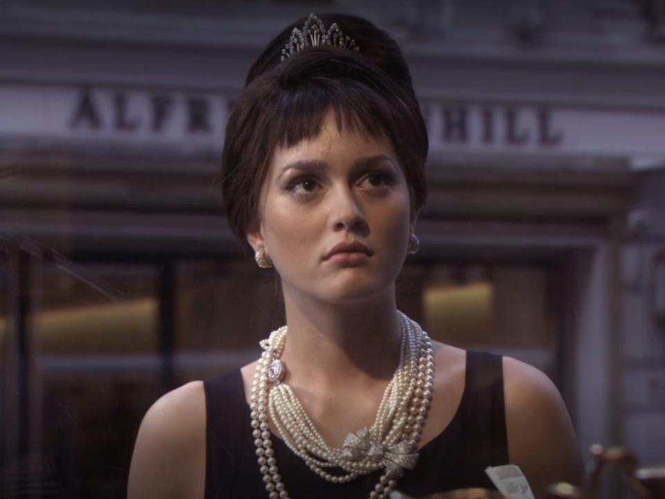 Leighton Meester as Blair Waldorf on "Gossip Girl"