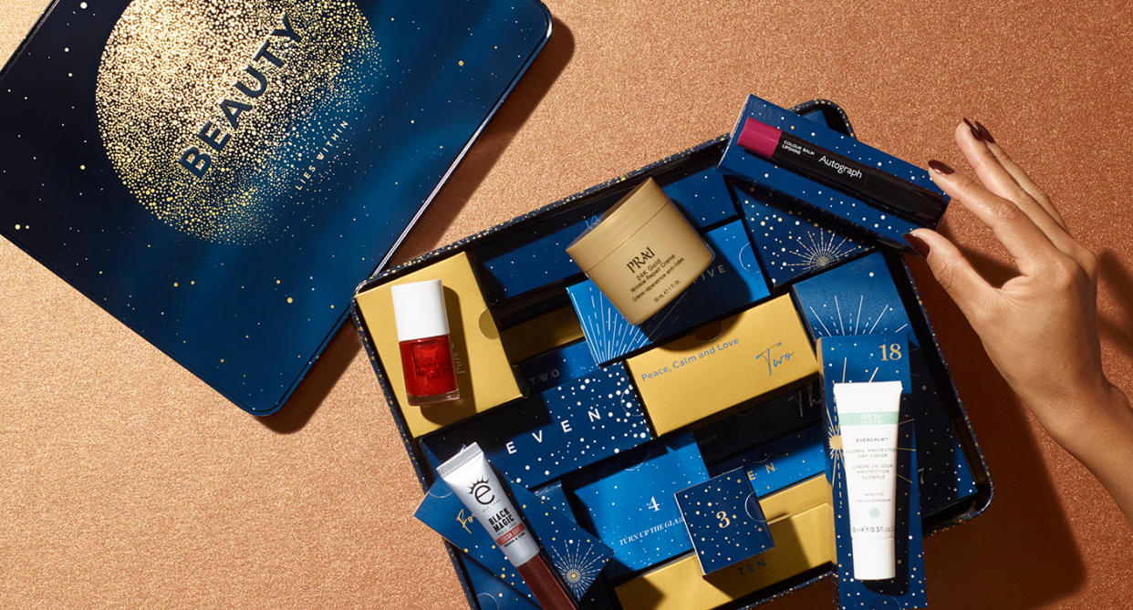 The items to add to your basket along with M&S' beauty advent calendar. (Marks & Spencer)