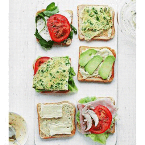 Tasty sandwich options.