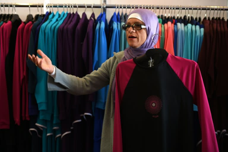 Australian-Lebanese designer Aheda Zanetti claims the trade mark on the name burkini after creating her first swimwear for Muslim women more than a decade ago