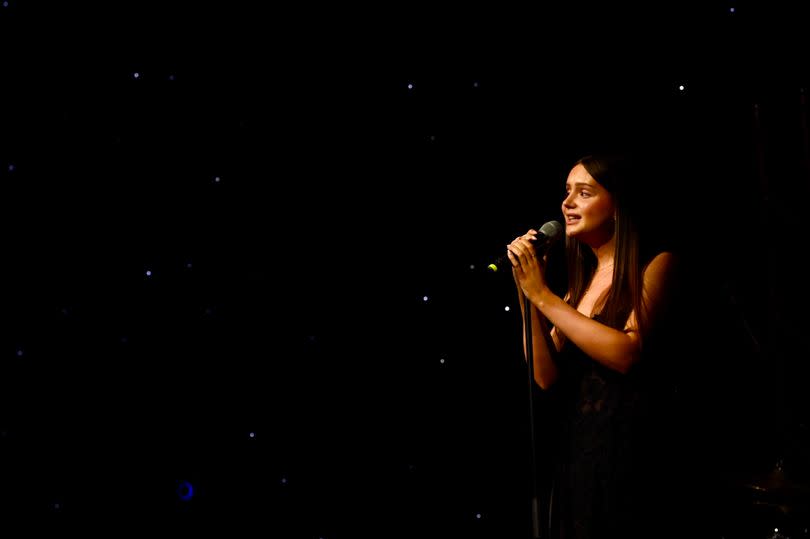 Katie Hill performed a moving solo -Credit:DAVE NELSON