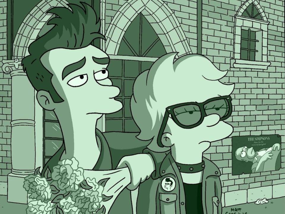 Quilloughby and Lisa Simpson (The Simpsons/Twitter)