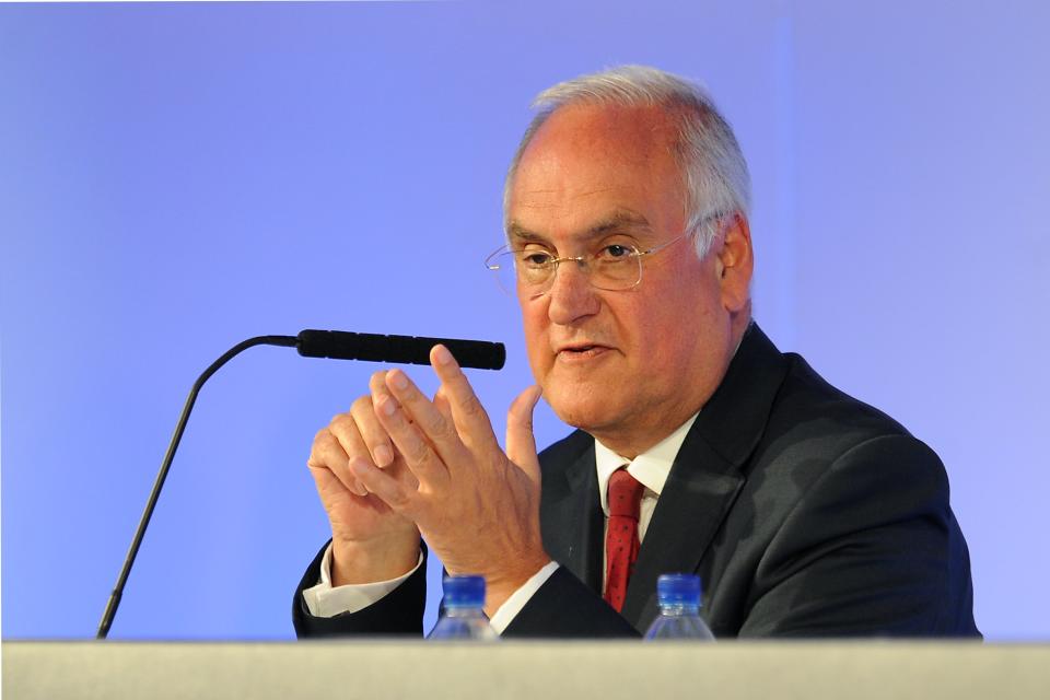 Chief Inspector of Schools in England and Head of Ofsted Sir Michael Wilshaw gives a speech during the ASCL Annual Conference at the Hilton Metropole, Birmingham.   (Photo by Joe Giddens/PA Images via Getty Images)