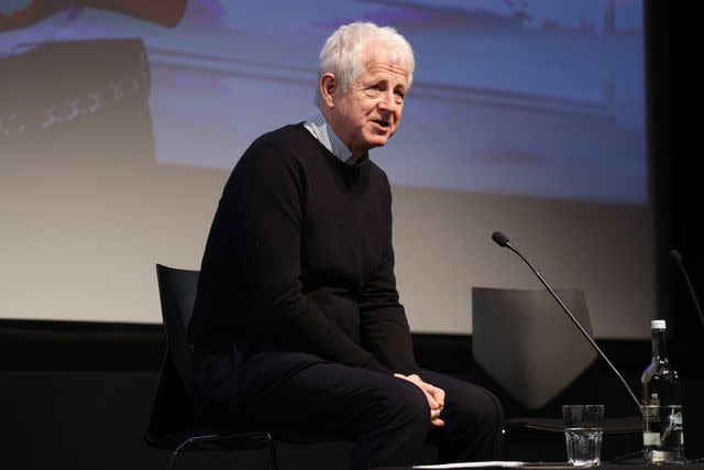 <p>Lia Toby/Getty</p> Richard Curtis in 2023