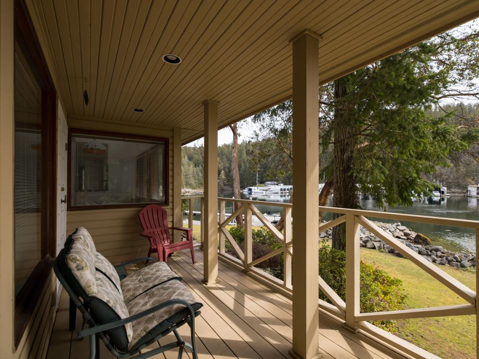 A porch in the old cottage.