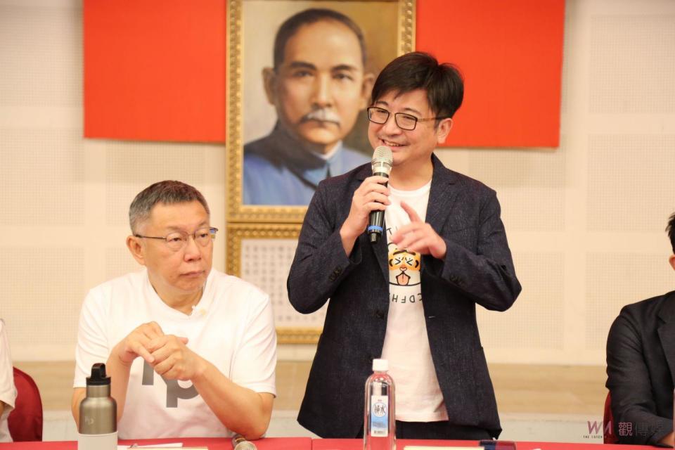 ▲謝典林說，議會是民意機關，他歡迎每一位關心台灣未來發展的總統參選人到議會交流。（圖／記者陳雅芳攝，2023.07.04）