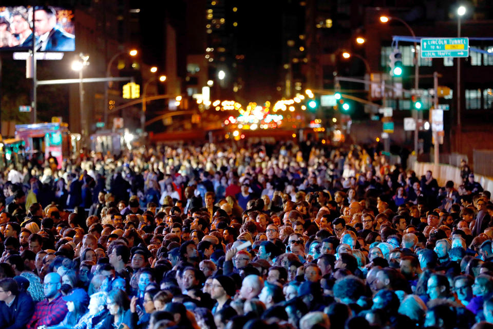 Hillary Clinton’s election night event in New York