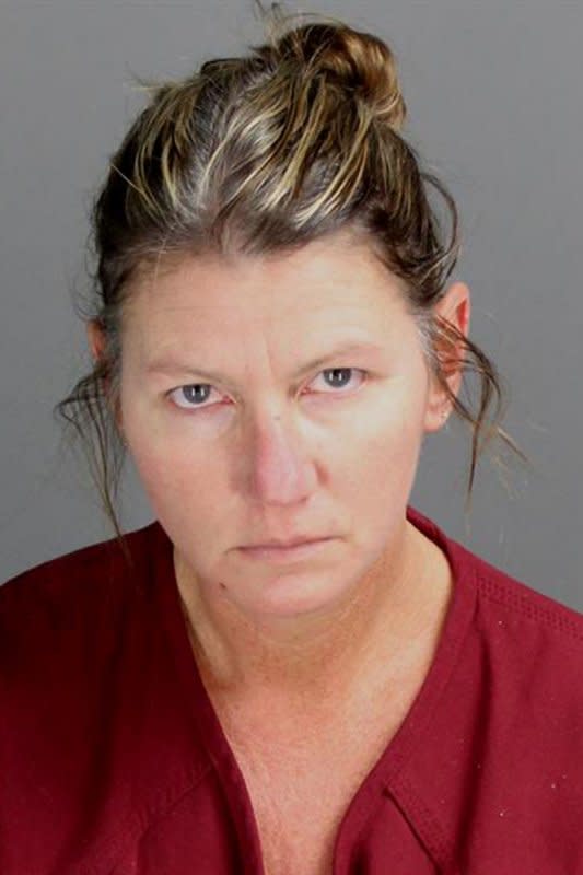 Jennifer Lynn Crumbley, the mother of Ethan Crumbley, is pictured in her booking photo as released by the Oakland County Sheriff's Office on Dec. 4, 2021. File photo via Oakland County Sheriff's Office/UPI