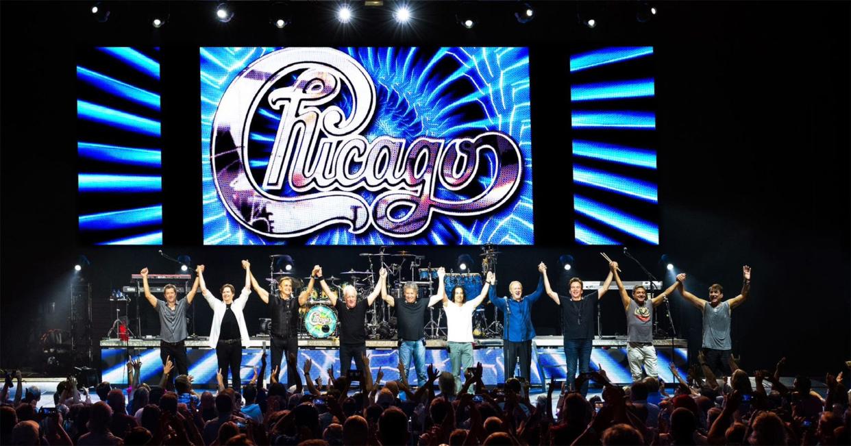 The rock and roll band Chicago will play live in concert at the Great Lakes Center for the Arts’ 2023 Gala on July 8.