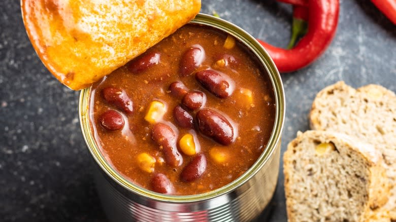 can of chili beans