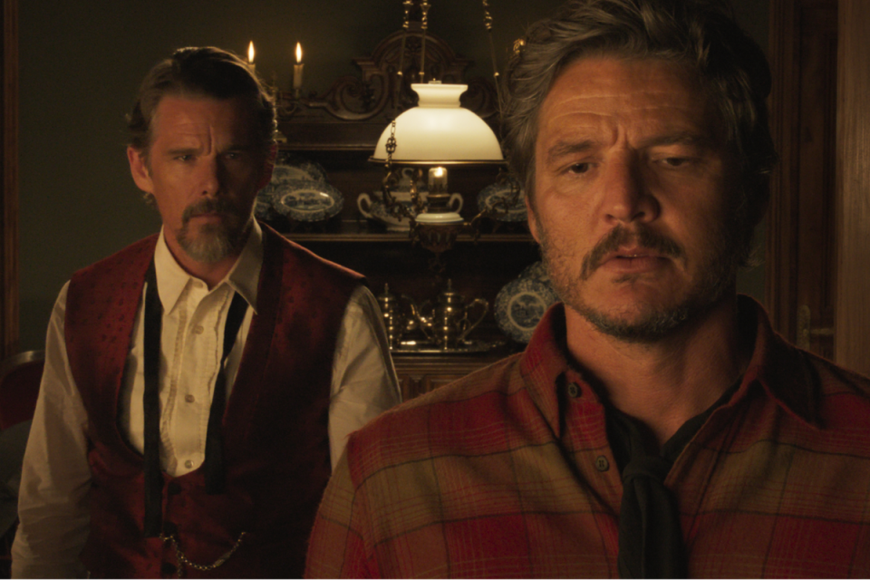 Ethan Hawke and Pedro Pascal star in A Strange Way of Life (Pathe UK)