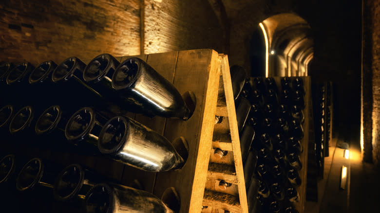 Riddling wine rack