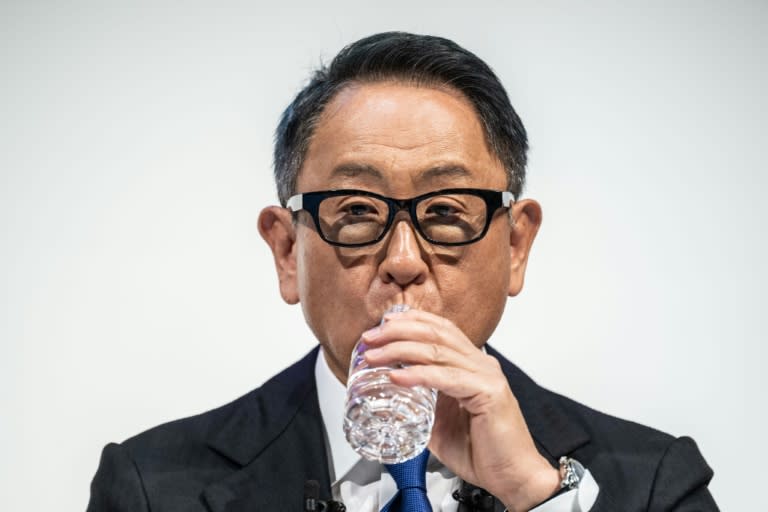 Le président de Toyota, Akio Toyoda, le 3 juin 2024 à Tokyo (Yuichi YAMAZAKI)