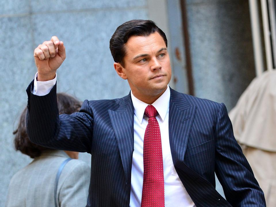 Leonardo DiCaprio in "Wolf on Wall Street"