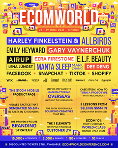 The Ecom World Conference, the world's largest e-commerce event, takes place June 28-29, 2021