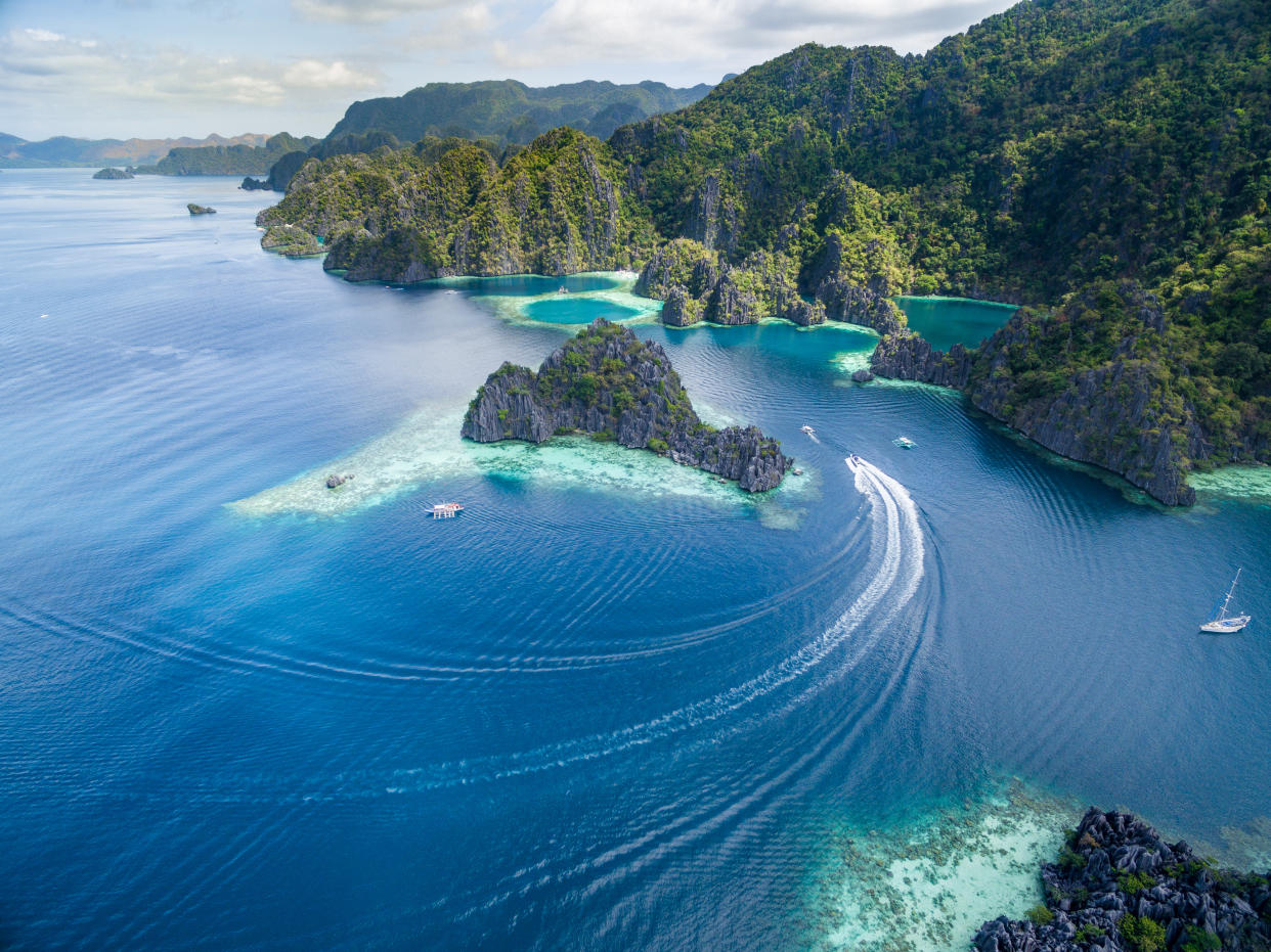 Twin lagoon in Coron, Palawan, Philippines.(Photo: Getty Images)