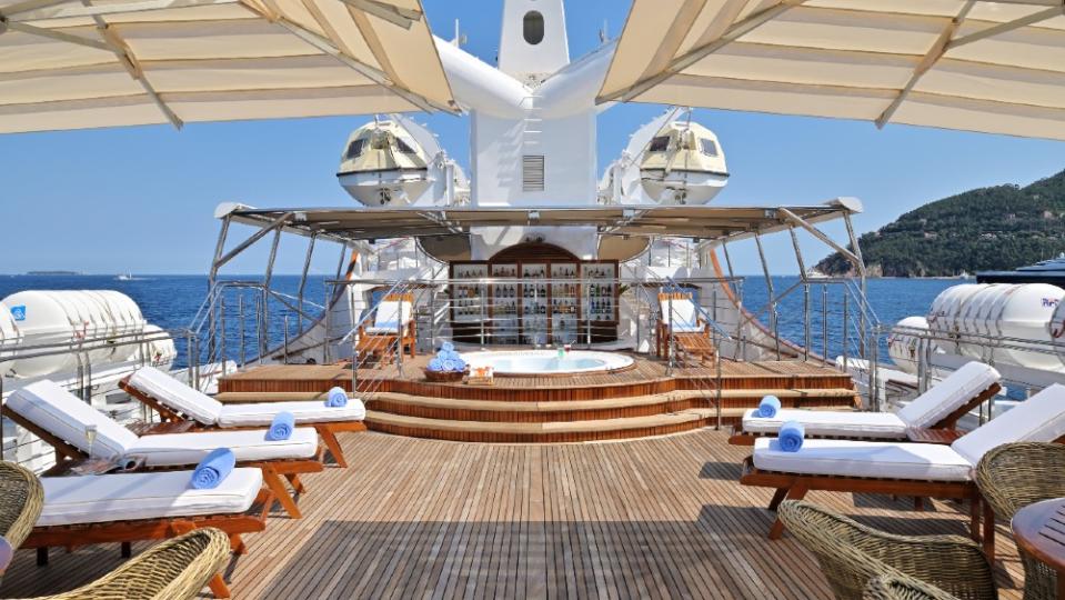 Aristotle Onassis's Christina O is an historic superyacht that has hosted many powerful dignitaries and Hollywood stars over the years.