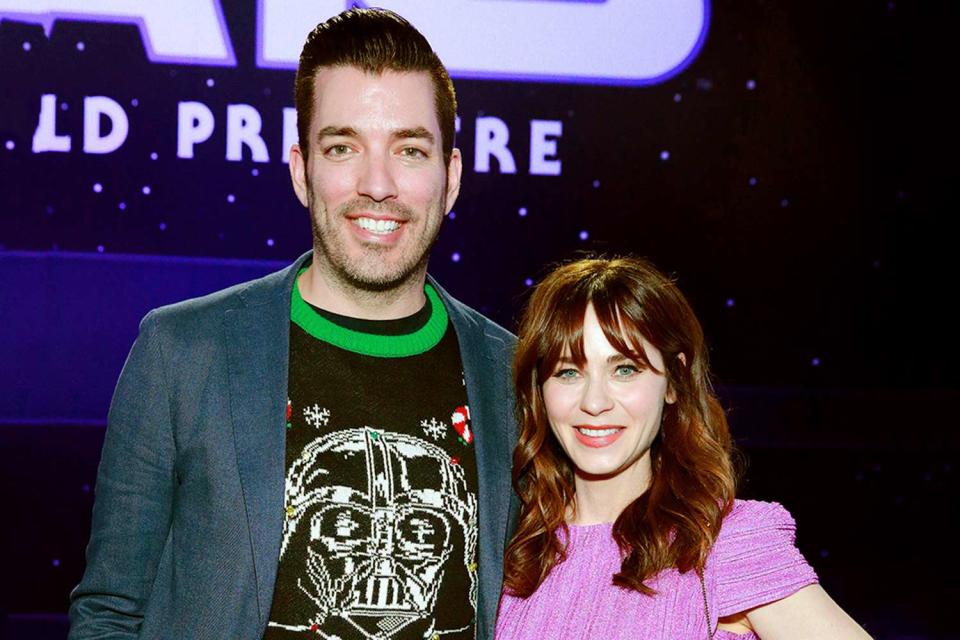 Rich Fury/Getty Images Jonathan Scott and Zooey Deschanel